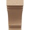 Ekena Millwork 2in. W x 4in. H x 16in. L Pescadero Woodgrain TimberThane Rafter Tail, Primed Tan RFTUR02X04X16PECRCPR - alternate 2